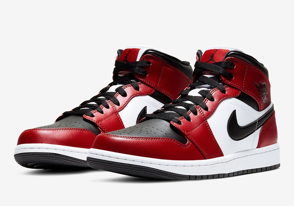 Botitas Nike Jordan 1 Mid Black Toe