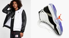 Imagen de Air Jordan 11 "Concord" x Jordan Sportswear Legacy AJ 11 Satin Jacket