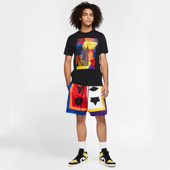 NIKE AIR JORDAN RIVALS CREW TEE BLACK