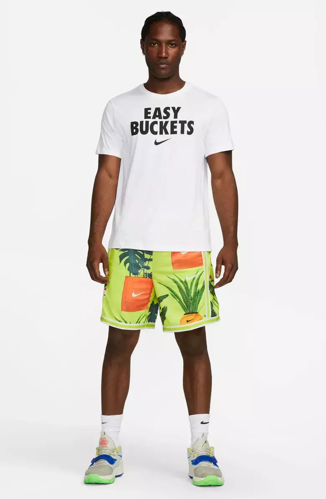 Nike Dri-Fit DNA Basketball Shorts Floral Atomic Green