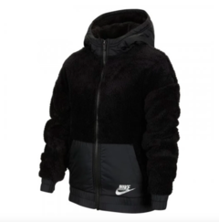 Girls Nike Sherpa Fleece Zip Hoodie Jacket - comprar online