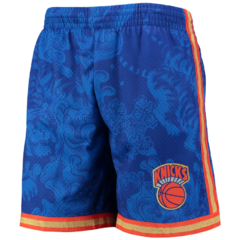 New York Knicks Mitchell & Ness 'Blue' Hardwood Classics Lunar New Year Swingman Shorts - comprar online