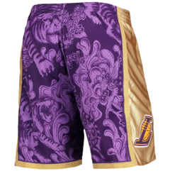 Los Angeles Lakers Mitchell & Ness 'Purple' Hardwood Classics Lunar New Year Swingman Shorts en internet