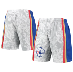 Set Philadelphia 76ers Mitchell & Ness 'White' Hardwood Classics Lunar New Year Swingman Jersey + Shorts - comprar online