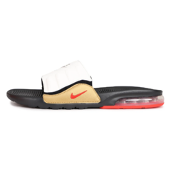Nike Air Max Camden "Spades" Black/White Gold/Chile Red - Slides