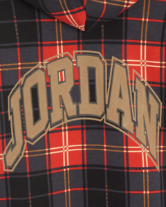 Jordan Essential Holiday Hoodie - Fire Red/Dk Driftwood