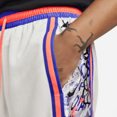 Nike DNA Exploration Print Cream Basketball Shorts - LoDeJim