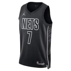 Brooklyn Nets Kevin Durant Jordan Brand Black Swingman Jersey - Statement Edition - comprar online