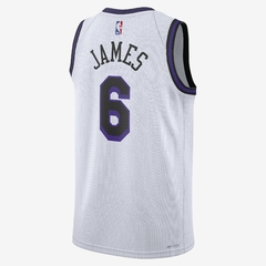 Los Angeles Lakers LeBron James Nike White 2022/23 Swingman Jersey - City Edition en internet