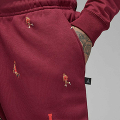 Jordan Essentials Holiday Jumpman Fleece Pants - Cherrywood Red en internet