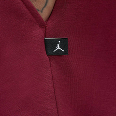 Jordan Essentials Holiday Jumpman Fleece Pants - Cherrywood Red - LoDeJim