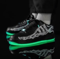 Imagen de Nike Air Force 1 QS "Skeleton" Black/Glow In The Dark | BQ7541-001