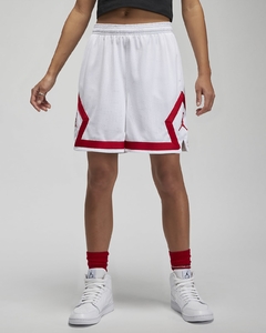 Jordan Heritage Diamond Shorts White Red - tienda online