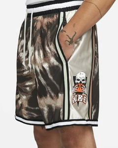 Nike Dry DNA+ Frenzy Skull Basketball Shorts Brown