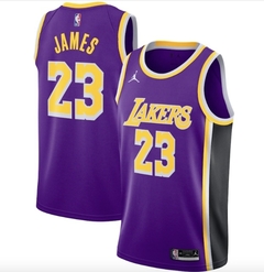 Los Angeles Lakers Jordan Brand LeBron James Purple Statement Edition