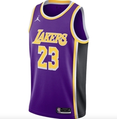 Los Angeles Lakers Jordan Brand LeBron James Purple Statement Edition - comprar online