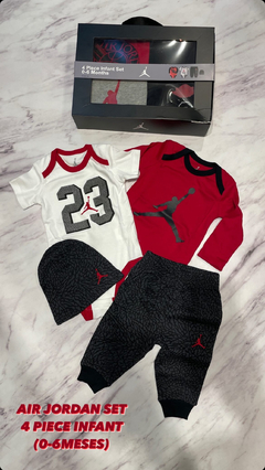 Air Jordan 23 - 4 Piece Infant Set Ele Print (Talle 0-6 Meses) en internet