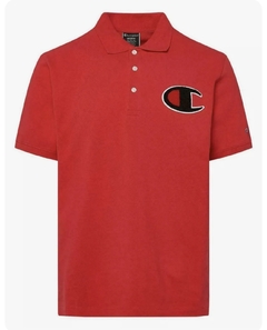 Champion Chenille C Logo Pique Polo (Red) - comprar online