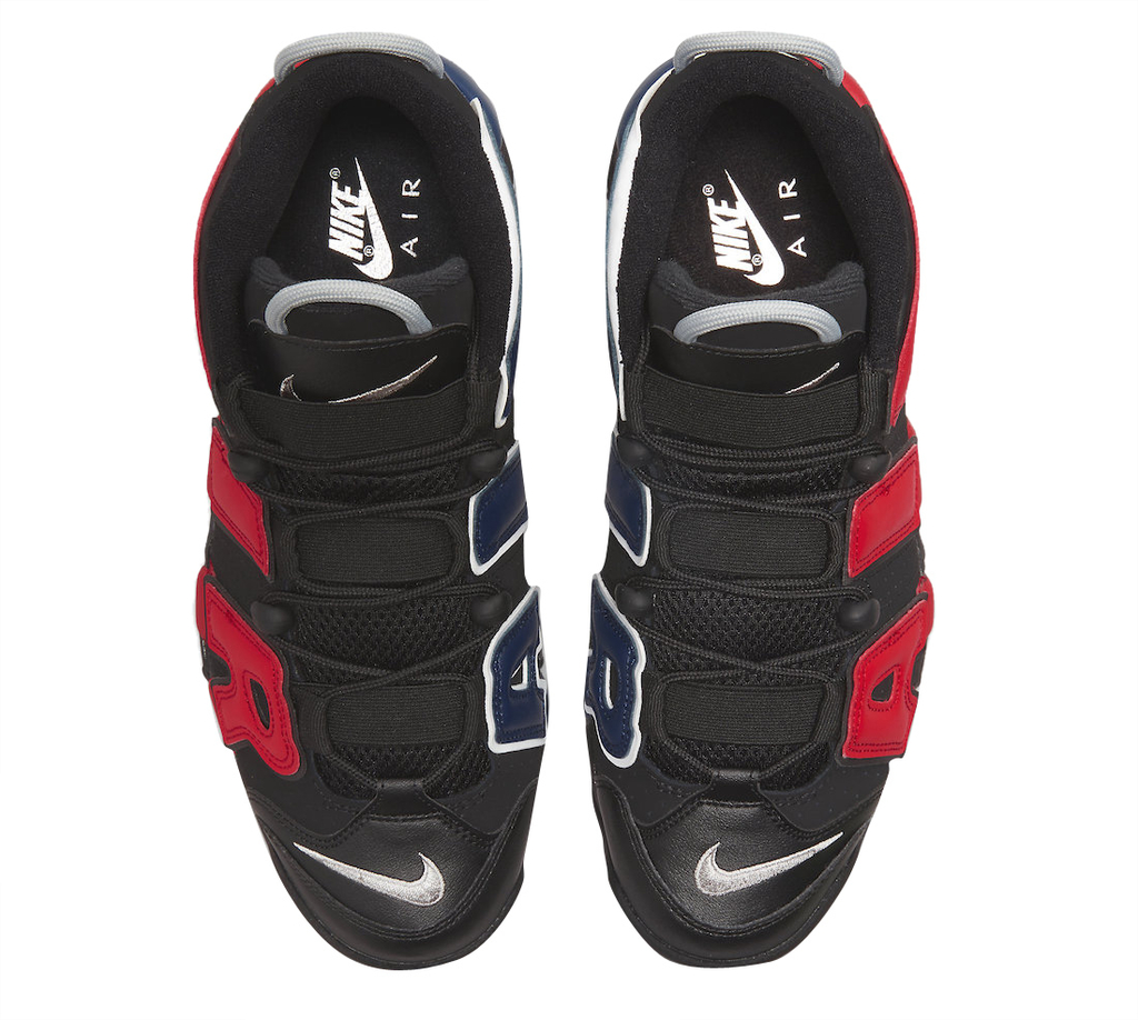 Nike uptempo rojas y negras hotsell