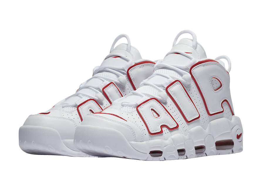 Nike Air More Uptempo 96 White Varsity Red LoDeJim