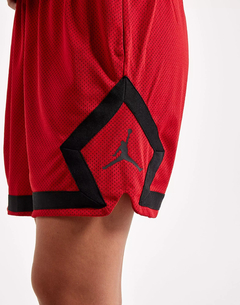 UNISEX JORDAN HERITAGE DIAMOND SHORTS RED - LoDeJim