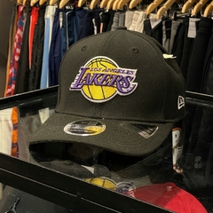 New Era Los Angeles Lakers Black Base Kids Trucker Cap
