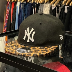 New Era Cap Yankees Hat Black/Leopard Print Adult One Size en internet