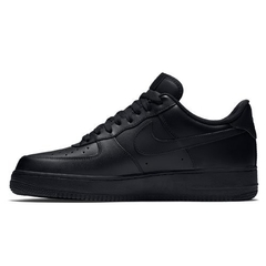 Air Force 1 Low 07 Black On Black - GS