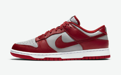 NIKE DUNK LOW SP “UNLV” GREY/VARSITY RED - MEN'S