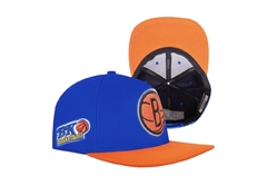 Pro Standard Brooklyn Nets BOC Wool Snapback Hat Royal Blue/Orange