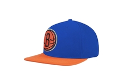 Pro Standard Brooklyn Nets BOC Wool Snapback Hat Royal Blue/Orange - comprar online