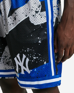 New York Yankees Mitchell & Ness 'Black' Hyper Hoops Shorts