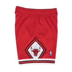 Imagen de Chicago Bulls Mitchell & Ness 'Red' Hardwood Classics Primary Logo NBA Swingman Shorts