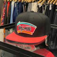 Mitchell & Ness San Antonio Spurs Hat Cap NBA Team Logo Snapback