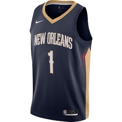 New Orleans Pelicans Zion Williamson Nike Navy Swingman Jersey - Icon Edition - comprar online
