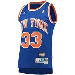 New York Knicks Patrick Ewing adidas Blue Throwback Road Hardwood Classics Swingman climacool Jersey - comprar online