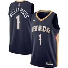 New Orleans Pelicans Zion Williamson Nike Navy Swingman Jersey - Icon Edition