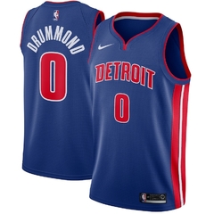 Detroit Pistons Andre Drummond Nike Blue Swingman Jersey - Icon Edition