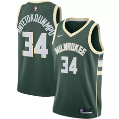Milwaukee Bucks Nike Giannis Antetokounmpo ‘Green’ Swingman Jersey - Icon Edition