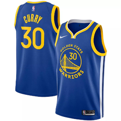 GOLDEN STATE WARRIORS NIKE KEVIN DURANT ICON CONNECTED EDITION SWINGMAN JERSEY 'BLUE'