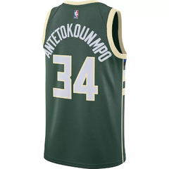 Milwaukee Bucks Nike Giannis Antetokounmpo ‘Green’ Swingman Jersey - Icon Edition en internet