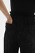 Pantalón Cintura Elástica Punto Plisado Negro | último talle 4 - tienda online