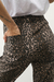 Pantalón Elastizado Gabardina Animal Print | ultimo talle 0 - tienda online