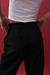 Pantalón Cintura Elástica Negro - online store