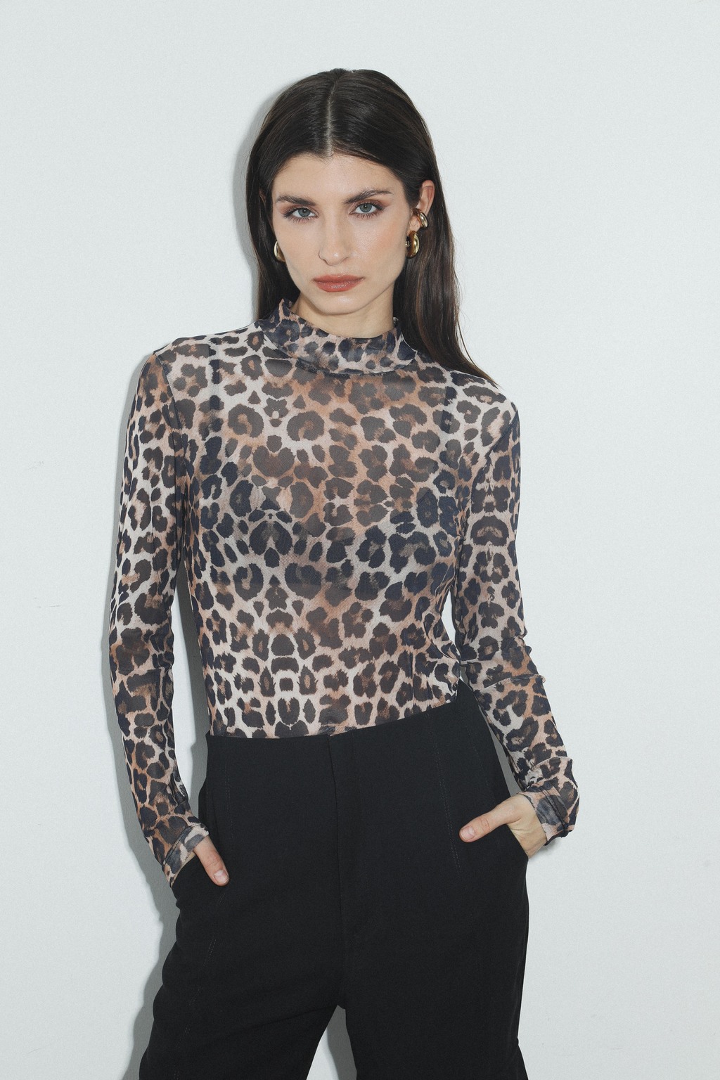 Polera Microtul Animal Print