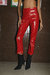 Pantalón Elastizado Cuerito Croco Rojo - tienda online