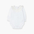 Body Pima Peruano Cuello Smock Blanco ML