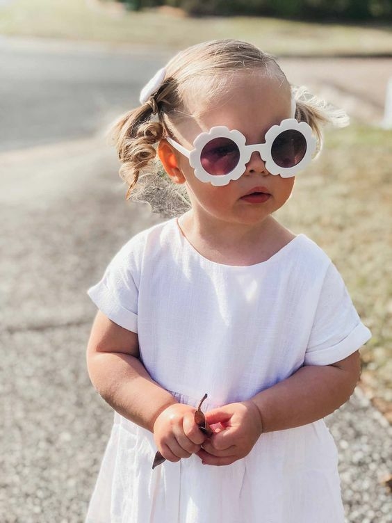 Gafas de sol anti UV para niños gafas de sol niños flor bebé niña verano 😀