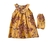 Vestido Santorini de gasa amarillo. - comprar online