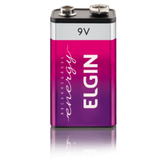 Bateria Recarregável 9V 250mAh Elgin - comprar online
